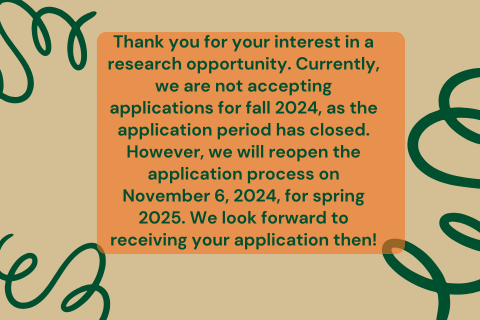 Research Application Update